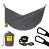 Rede de Camping Hamaca Portátil Ultra C/cinta Portable Style:cinza - 1