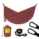 Ver imagem 1 de Rede de Camping Hamaca Portátil Ultra C/cinta Portable Style:bordô