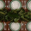 Ver imagem 3 de Jogo 6 Pratos de Sobremesa 19cm Tramontina Arbo em Porcelana Decorada Mesa Posta