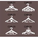 Ver imagem 2 de Cabides Personalizados Vestido De Noiva Em Mdf 6mm Branco Make Laser Cabide Branco