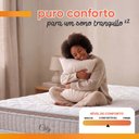 Ver imagem 7 de Cama Box Baú Colchão Solteiro Molas Ensacadas City Pillow Top 88x188x64cm Branco / Bege