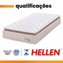 Ver imagem 6 de Cama Box Baú Colchão Solteiro Molas Ensacadas City Pillow Top 88x188x64cm Branco / Bege