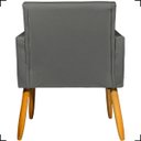 Ver imagem 6 de Kit 2 Poltronas Decorativa para Sala Recepção Consultório Nina Corino Cores Pé Palito 30 Cm Castanho