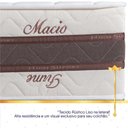 Ver imagem 7 de Conjunto Box Preto Mali Bege Molas Ensacadas Solteiro 96x203x70 - King House