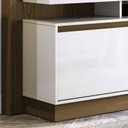 Ver imagem 4 de Estante Home Theater Ambiente Fit 1.2 Nature Off White – Imcal