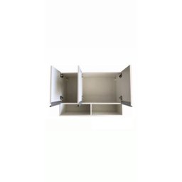 Armário Aéreo Suspenso 3 Portas 100% Mdf Bp Branco Cozinha/área Serviço - 4