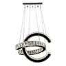 Lustre Pendente Led Estilo Chanel Em Cristal K9 com Controle Remoto Ref.7219 - 1
