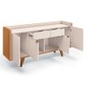 Buffet Aparador Melodia Cinamomo/Off White - HB Móveis - 4