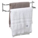 Ver imagem 1 de Porta Toalhas Toalheiro Duplo Para Porta Ou Parede 60cm