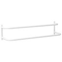 Ver imagem 2 de Porta Toalhas Toalheiro Duplo para Porta ou Parede Branco 60Cm