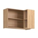 Ver imagem 4 de Armário Aéreo Cozinha Modulado Rebeca C/ 1 Porta Canto 94cm Mel - Movelbento