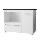 Ver imagem 1 de Balcão para Cooktop 3 Portas Ana Branco - Moblis