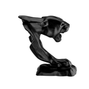 Ver imagem 2 de Escultura Busto Pantera Ataque em Fibra de Vidro, 40 Cm:preto Fosco