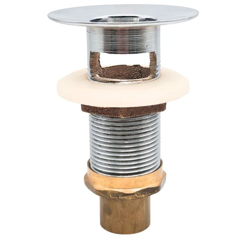 Válvula Metal Lavatório 7/8" com Ladrão Cromada Rio - 1603crio