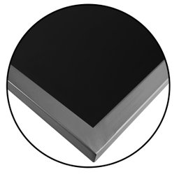 Mesa de Apoio Lateral para Sofá Belfast Prata e Preto - 5