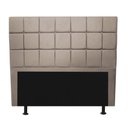 Ver imagem 3 de Cabeceira Estofada Lívia MDF-MDP Moderno Bege 195cm Gat Magazine