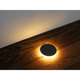 Balizador de Solo Preto Led Taschibra Edge Redondo 1w 3000k - Preto - Luz Quente 3000k - 2