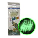 Ver imagem 1 de Isca Artificial Pescaria Sabiki Camarao 5 Fluorescente Lambari Robalo Tainha Uso Mar Mangue Rio Lago