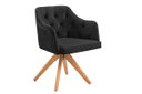 Ver imagem 1 de Poltrona Decorativa 1 Lugar Zara Pe Madeira Unidecor Preto