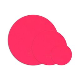Molde de Silicone Rosa Circular para Bolos Kit 3 Un - 2