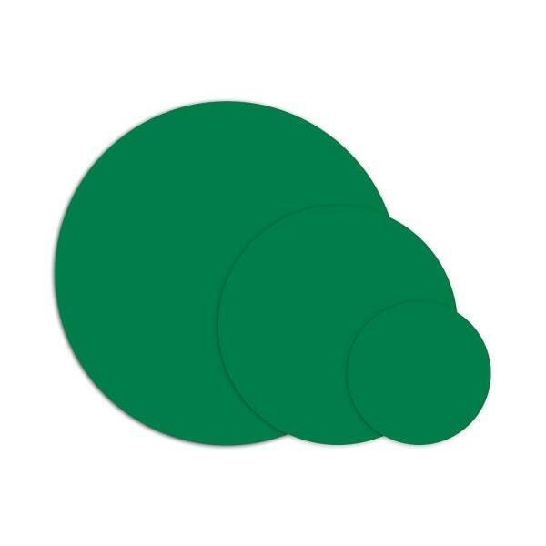 Molde De Silicone Circular - Kit Com 5 Unidades Cor:Verde Água - 1