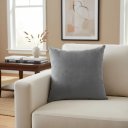 Ver imagem 6 de Kit 04 Capas Almofada Suede Sortido Veludo Sala:Cinza