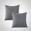 Ver mais imagens de Kit 04 Capas Almofada Suede Sortido Veludo Sala:Cinza