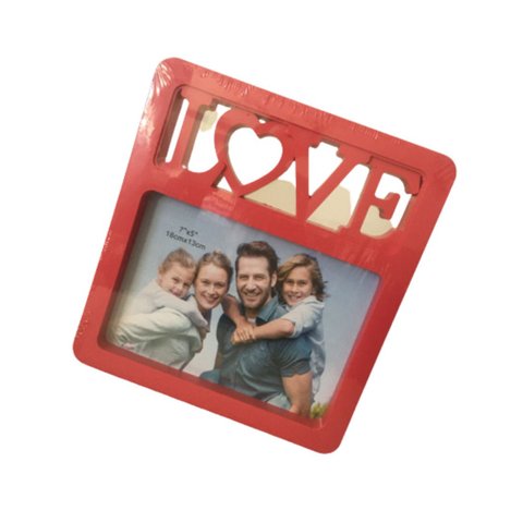 Porta Retrato Love Rosa para Fotos 12x18cm