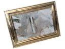 Ver imagem 2 de Porta Retrato Metal Dourado Retangular 10x15cm