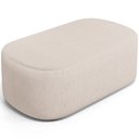 Ver imagem 2 de Cabeceira Cama Box 100cm Lanna com Puff Recamier Doha W01 Linho Cru - Lyam Decor
