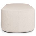 Ver imagem 4 de Cabeceira Cama Box 100cm Lanna com Puff Recamier Doha W01 Linho Cru - Lyam Decor