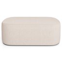 Ver imagem 4 de Cabeceira Cama Box 100cm Lanna com Puff Recamier Doha W01 Linho Cru - Lyam Decor