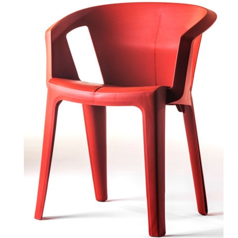 Cadeira Una Im In Área Externa e Interna (pp) Vermelho