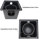 Ver imagem 2 de Caixa para Gordura Sifonada sem Mau Cheiro com Cesto Limpeza