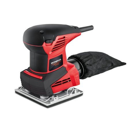 Lixadeira Orbital Mondial Flo-02 250w 220v 1/4 de Lixa com Fixador Torque Rápido