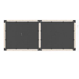 Pérgola Popsteel Dupla Fixa com Toldo Slim - 3