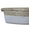 Cesto Fibra Natural com Branco Casa Fraga - 3