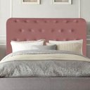 Ver imagem 2 de Cabeceira para Cama Box Casal 1,40 Cm Brenda- Oferta House Cor:rose