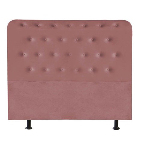 Cabeceira para Cama Box Casal 1,40 Cm Brenda- Oferta House Cor:rose