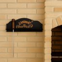 Ver imagem 2 de Porta Espetos de Churrasco para Parede Mdf Preto Organizador Área Gourmet 40x14cm