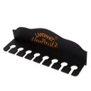 Ver imagem 3 de Porta Espetos de Churrasco para Parede Mdf Preto Organizador Área Gourmet 40x14cm