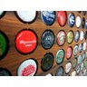 Porta tampinhas de garrafa quadro decoração Cervejas e Histórias rustico 150 tampas Co2Beer - 4