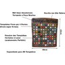 Porta tampinhas de garrafa quadro decoração Cervejas e Histórias rustico 150 tampas Co2Beer - 5
