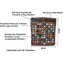 Ver imagem 5 de Porta Tampinhas de Garrafa Quadro Cervejas e Histórias 80 Tampinhas Co2beer