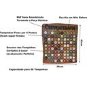Ver imagem 6 de Porta Tampinhas de Garrafa Quadro Cerveja Cervejaterapia 80 Tampinhas Co2beer