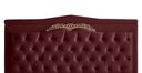 Ver imagem 1 de Cabeceira de Cama Box Painel Helena Casal 140 Cm Retro Capitonê Botão Encapados Suede Bordo Eli Móve