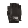Luva de Musculação Academia Three Stars Palma de Couro FIT-05 - PRETO - G - 1