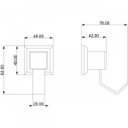 Ver imagem 3 de Cabide para Banheiro Inox Lavabo Ducon Metais