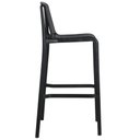 Ver imagem 3 de Kit 2 Banquetas Empilhável Floripa Fratini 100 Cm (altura) em Polipropileno Cor Preto