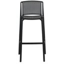Ver imagem 4 de Kit 2 Banquetas Empilhável Floripa Fratini 100 Cm (altura) em Polipropileno Cor Preto